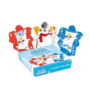 Frosty The Snowman Shaped Playing Cards