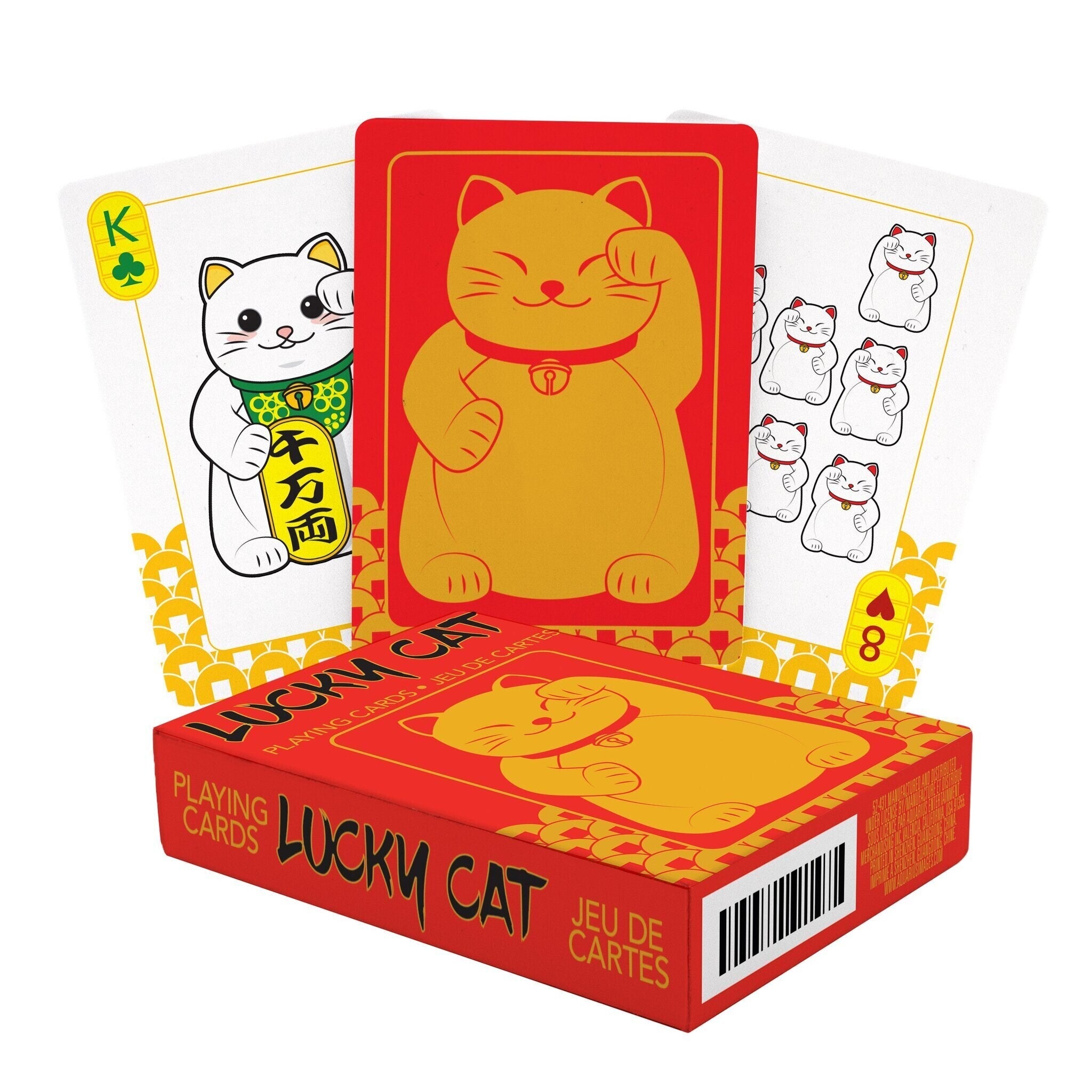 52 CARDS NEW 52431 PLAYING CARD DECK LUCKY CAT 