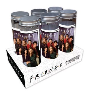 Friends Cast 600pc Mega Micro Puzzle In A Tube 6 unit Pre-pack