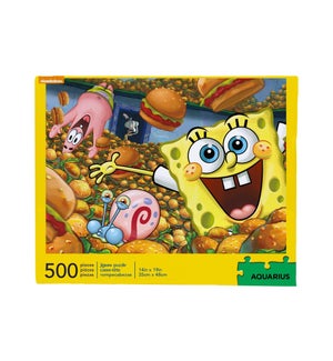 SpongeBob Krabby Patties 500 Piece Jigsaw Puzzle