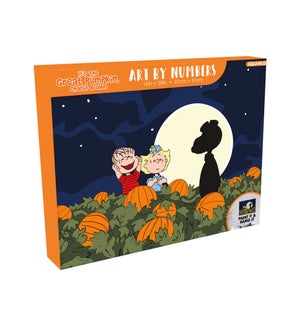 It’s The Great Pumpkin Charlie Brown Art by Numbers