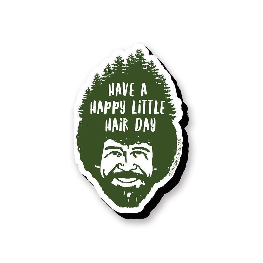 Bob Ross Hair Funky Chunky Magnet - art | NMR Brands