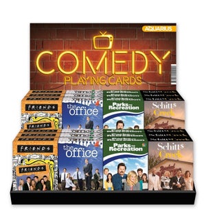 24 Playing Cards Pre-Pack - Comedy (4 Titles x 6)