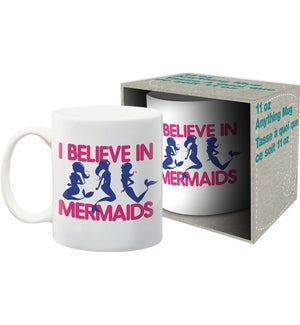 I Believe In Mermaids 11oz Boxed Mug