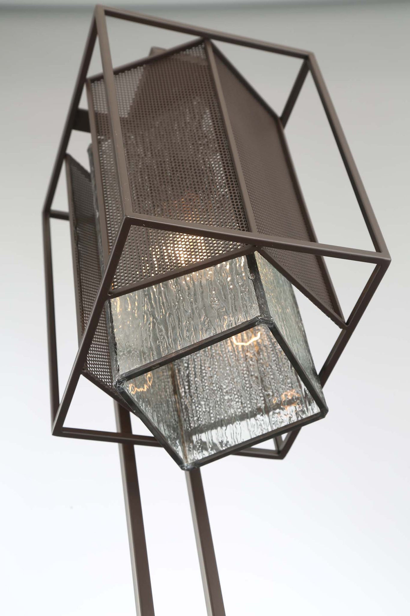 Lite Source Silveny 1 Light Table Lamp in Black/Arteglass C41427 