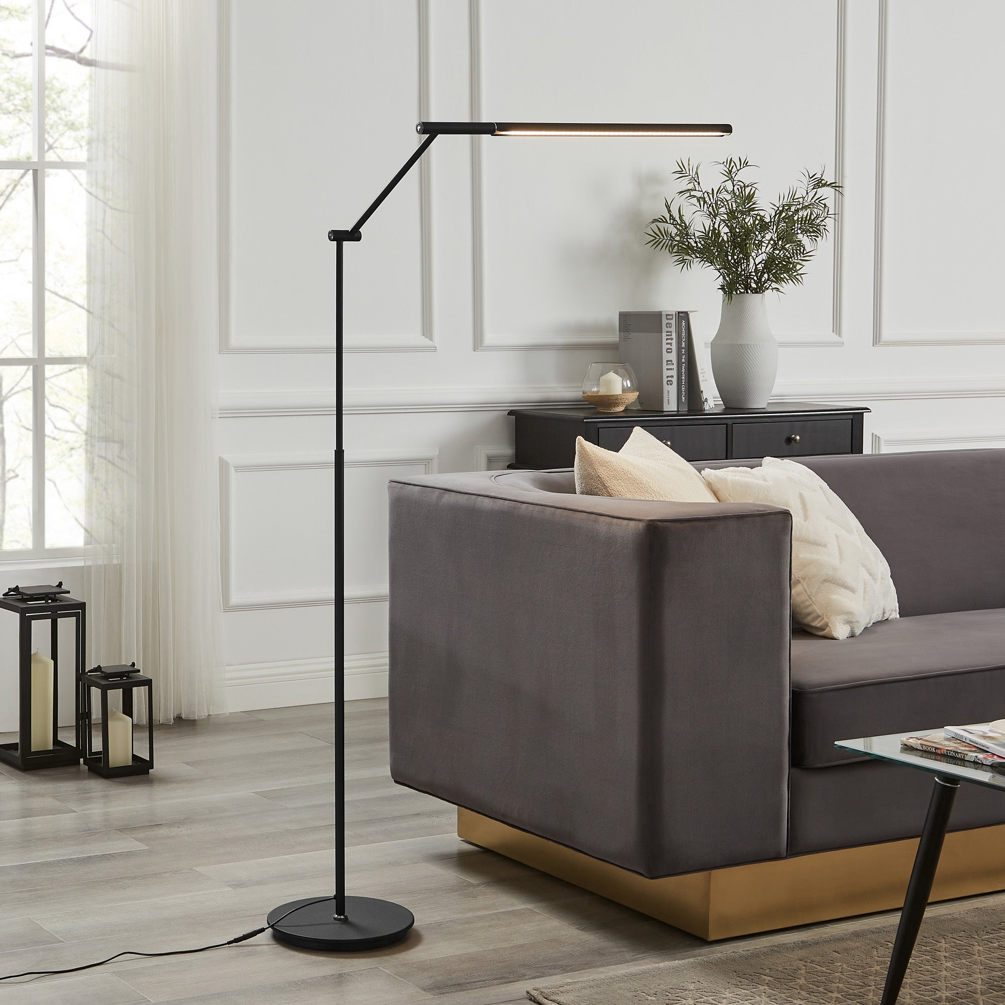 sylvester adjustable floor lamp