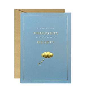 In Our Thoughts and Hearts Greeting Card