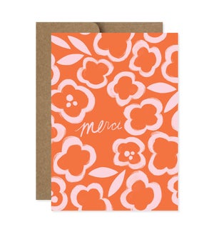 Flower Power Thank You Greeting Card