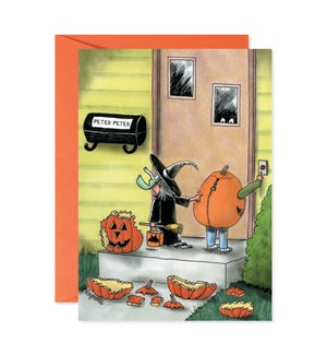 Peter Peter Pumpkin Eater Greeting Card