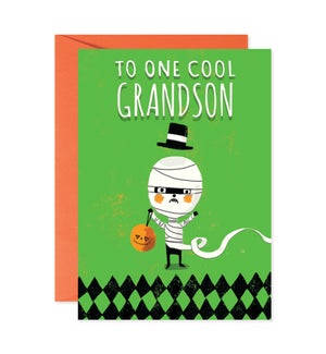 Top Hat Mummy Kid Greeting Card