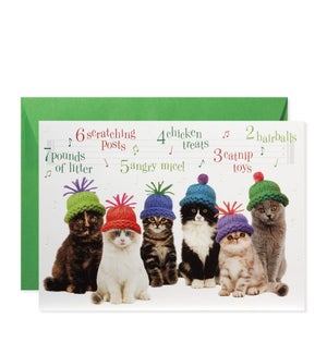 Cats with Hats Greeting Card