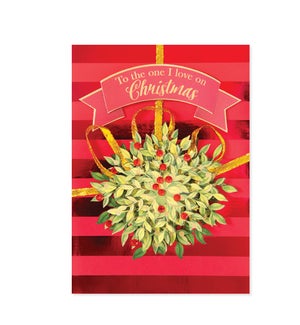 Mistletoe Ball Greeting Card