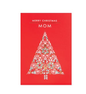 Embellished Tree Mom Greeting Card