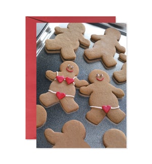 Gingerbread Valentine Greeting Card