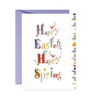 Happy Easter Happy Spring Greeting Card