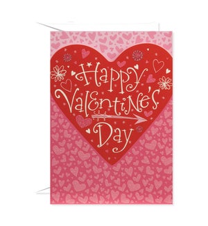 Heart with Arrow Greeting Card