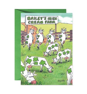 Bailey's Irish Cream Farm Greeting Card