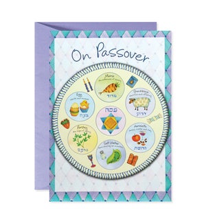 Passover Icons Greeting Card