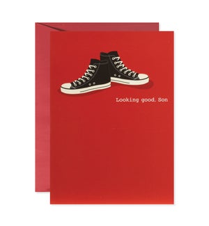 Old School Shoes Greeting Card