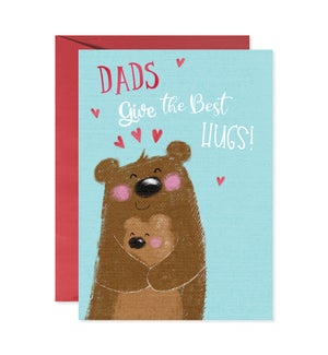 Dad Bear Hugs Val