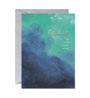 Artistic World is Yours Oyster Greeting Card