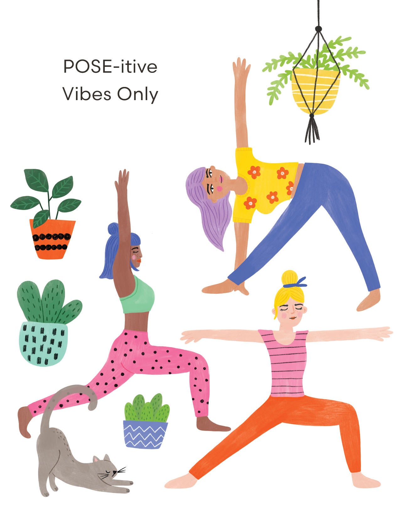 Yoga Pose Vibes - birthday