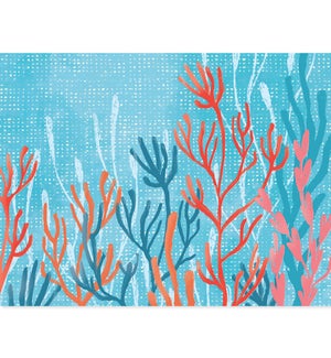 Coral Tranquility Blank Boxed Note Cards
