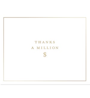Thanks a Million Premium Note Cards
