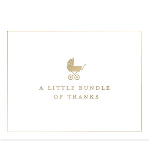 A Little Bundle of Thanks Premium Note Cards