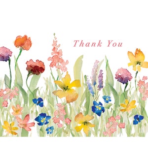 Wildflowers Thank You Cards