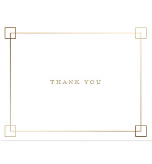 Thank You Squares Premium Note Cards