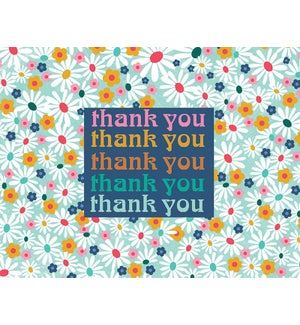 Happy Day Daisies Thank You Boxed Note Cards