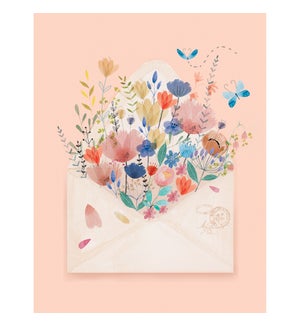 Blooming Envelope Blank Boxed Note Cards