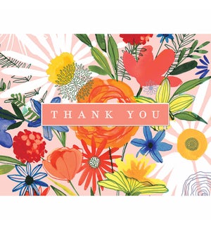 Daisies and Daffodils Thank You Cards