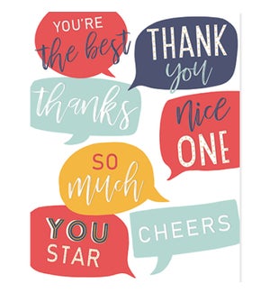 Many Thank You's Thank You Cards