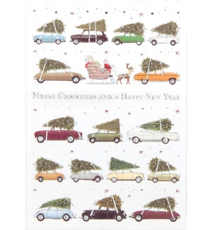 Cars with Trees Classico Boxed Greeting Cards