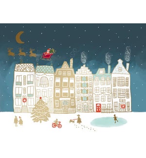 Over the Rooftops Petite Boxed Greeting Cards