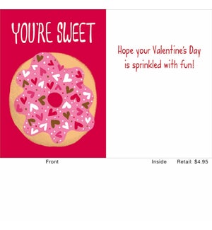 You're Sweet Donut Greeting Card Hang Pack