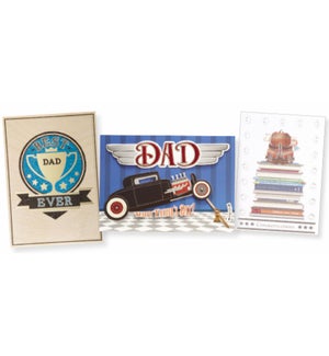 30-Pocket Best Father's Day and Graduation Card Assort