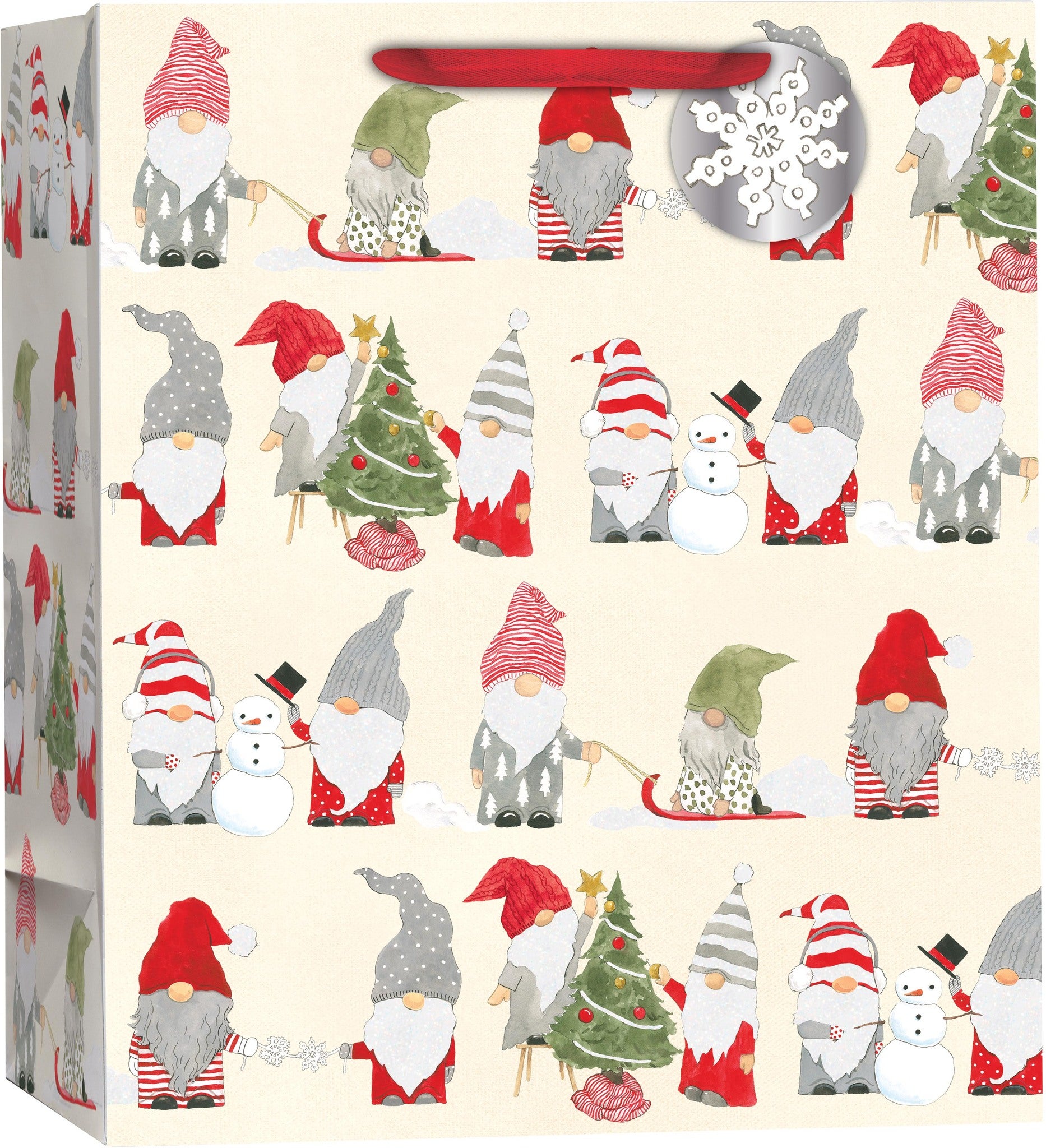 Custom Merry Christmas Full Color Gift Bag Tags - GB Design House