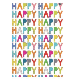 Happy Happy Happy Gift Tissue