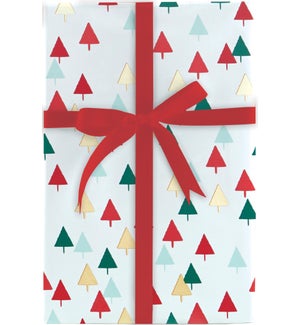 Merry Mix Gift Wrap - Trees