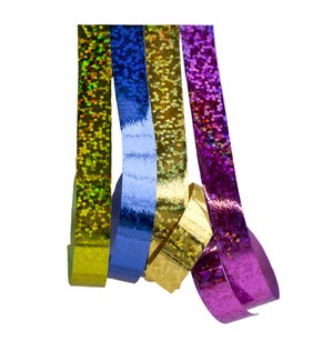 Bright Holographic Mix Curling Ribbon