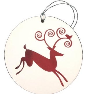 Snowy Reindeer Gift Tag