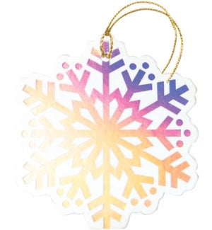 Brilliant Snowflake Gift Tag