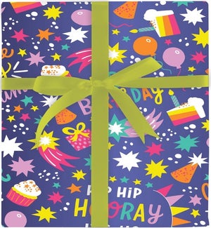 Wild Birthday Gift Wrapping Paper Roll from Design Design – Urban