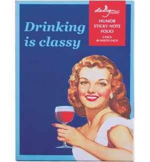 Drinking is Easy Sticky Note Folio