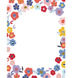 Petite Bright Blooms Notepad