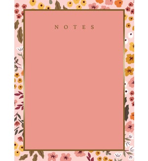 Small Florals Notepad