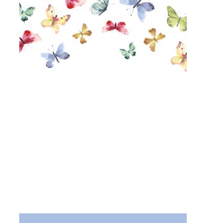 Colorful Flying Butterflies Notepad